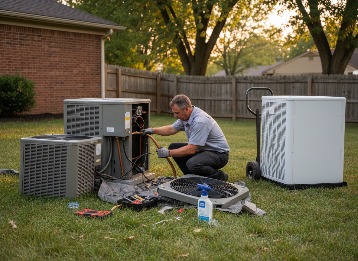 AC Not Cooling Replacement in Columbus